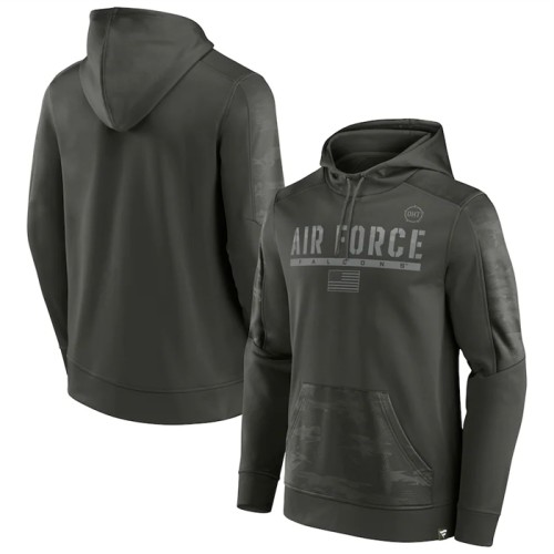 Air Force Falcons Black Military Appreciation Guardian Pullover Hoodie